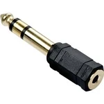 Jack audio adaptér LINDY 35620, černá