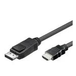 DisplayPort / HDMI kabel TECHly [1x zástrčka DisplayPort - 1x HDMI zástrčka] černá 1.00 m