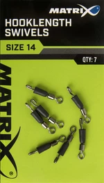 Matrix obratlíky hooklength swivels 7 ks-velikost 14