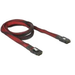 kabel [1x mini SAS zástrčka (SFF-8087) - 1x mini SAS zástrčka (SFF-8087)] 1.00 m červená/černá Delock