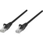 Síťový kabel RJ45 Intellinet 345378, CAT 5e, U/UTP, 10.00 m, černá