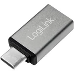 Adaptér USB 3.0 LogiLink [1x USB-C™ zástrčka - 1x USB 3.2 gen. 1 zásuvka A] stříbrná