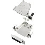 Sada D-SUB zásuvková lišta TRU COMPONENTS TCDTZF25HDS44K, 180 °, pólů 44, pájecí kalíšek, 1 ks