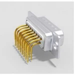 D-SUB zástrčka Deltron Connectors 90 °, pólů 25, pájené, piny, 1 ks