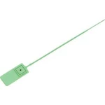 Stahovací pásek - plomba TRU COMPONENTS 248 mm, zelená, 1 ks