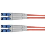 Optické vlákno kabel Telegärtner L00870A0005 [1x zástrčka LC - 1x zástrčka LC], 1.00 m, fialová