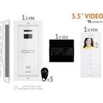 Kabelový domovní video telefon Bellcome VKM.P1FR.T3S4.BLW04, bílá
