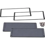 Koncová deska Hammond Electronics hliník, černá, 6 mm, 1 ks