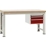 Kompletní dílenském základní PROFI s plastové desky, Šxhxv = 2000 x 700 x 840 mm Manuflex WP5617.3003 WP5617.3003
