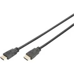 HDMI kabel Digitus [1x HDMI zástrčka - 1x HDMI zástrčka] černá 1.00 m