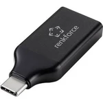 Adaptér USB 2.0 Renkforce [1x USB 2.0 zástrčka C - 1x zásuvka DisplayPort] černá