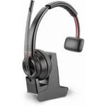Telefonní headset s Bluetooth bez kabelu, mono Plantronics Savi W8210-M USB monaural na uši černá