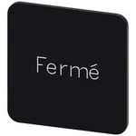 Štítek s popisem Siemens 3SU1900-0AF16-0GK0 3SU19000AF160GK0, (š x v) 22 mm x 22 mm, černá, bílá, 10 ks
