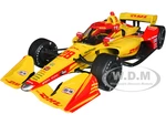 Dallara IndyCar 28 Romain Grosjean "DHL" Andretti Autosport (Road Course Configuration) "NTT IndyCar Series" (2022) 1/18 Diecast Model Car by Greenli