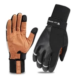 WEST BIKING Cycling Gloves Winter Plush Bike Gloves Biking Touch Screen Warm Glove Riding Portable Dustproof Cycling Acc