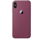Ochranná fólie 3mk Ferya pro Apple iPhone X, vínově červená matná