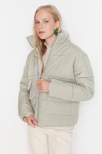 Trendyol Mint Oversize Standing Collar Puffy Coat