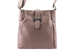 Dámská kožená kabelka crossbody Arteddy - taupe
