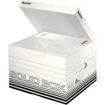Leitz archivačný box 6118-00-01  karton biela, čierna 10 ks