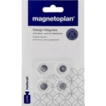 Magnetoplan magnet Acryl (Ø) 20 mm  priehľadná 4 ks 1681020