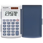 Sharp EL-243 S vrecková kalkulačka biela, modrá Displej (počet miest): 8 solárny pohon, na batérie (š x v x h) 64 x 11 x