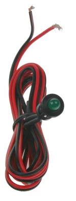 STUALARM Zelená blikací kontrolní LED s objímkou a kabelem