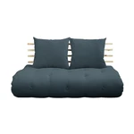 Rozkladacia pohovka s modrým poťahom Karup Design Shin Sano Natural/Petrol Blue Rozkladacia pohovka s modrým poťahom Karup Design Shin Sano Natural/Petrol Blue