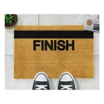 Rohožka z prírodného kokosového vlákna Artsy Doormats Finish Line, 40 x 60 cm