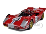 Ferrari 512 S 23 Daytona 1971 B.Adamovicz Elite Edition 1/18 Diecast Model Car by Hot Wheels