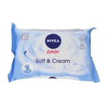 Nivea Baby Soft & Cream 63 ks čisticí ubrousky pro děti
