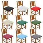 Stretch Square Round Dining Chair Seat Cushion Protective Cover Protector Home