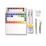 Marie's 18/24/36 Colors Solid Watercolor Paints Set Drawing Painting School Art Supplies Stationery