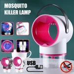 Electric USB Fly Zapper Mosquitoes Killer Bug Insect Pest LED Lamp UV Trap Control