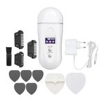 KM-6810 Rechargeable Electric Hair Remover Painless Epilator Trimmer Shaver Infrared Heating