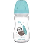 Canpol babies Exotic Animals dojčenská fľaša Blue 240 ml
