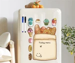 Magnet Drawing Toys Writing Message Board with Pen Boards Memo Plan List Menu Magnetic Whiteboard for Fridge