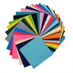 40Pcs Permanent Adhesive Backed Vinyl Sheets Adhesive Craft Vinyl Compatiable Works with Craft Cutters Cricut Silhouette