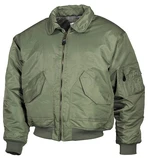 Bunda MFH® Flight Jacket CWU “Bomber“ – Olive Green (Barva: Olive Green, Velikost: S)