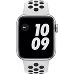 Inteligentné hodinky Apple Watch Nike Series 6 GPS 40mm púzdro zo strieborného hliníka - platinový/čierny športový remienok Nike (M00T3VR/A) inteligen