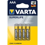 Batérie zinkovo-uhlíková Varta Superlife AAA, R03, blistr 4 ks (2003101414) mikrotužkové batérie AAA (LR03) • nenabíjacie • napätie 1,5 V • zinkovouhl