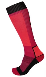 Husky  Snow Wool ružová/čierna, L(41-44) Ponožky