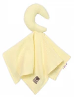 Baby Nellys Mušelínový mazlíček, přítulníček Měsíček, žlutý
