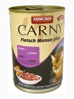 Animonda Carny Konzerva pre mačky Hovädzie+Jahňa 400g