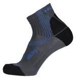 Husky Hiking XL (45-48), šedá/modrá Ponožky