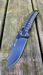 Zatvárací nôž Birddog Folder Willumsen® (Farba: Čierna / žltá, Varianta: Čierna čepeľ - Stone Wash)