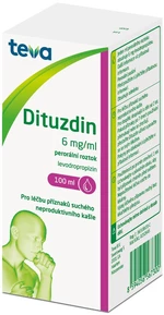 Teva Dituzdin s účinnou látkou levodropropizin 100 ml