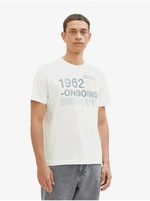 White men's t-shirt Tom Tailor - Men