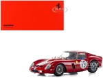 Ferrari 250 GTO 19 Pierre Noblet - Jean Guichet 2nd Place "24 Hours of Le Mans" (1962) 1/18 Diecast Model Car by Kyosho