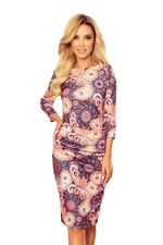 Sweater dress with oriental Numoco pattern