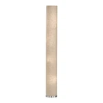 Beżowa lampa stojąca z tekstylnym kloszem (wysokość 156 cm) Thor – Fischer & Honsel